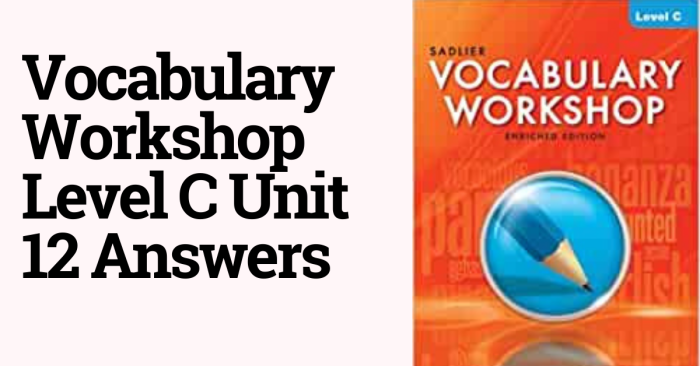 Vocab workshop level c unit 6