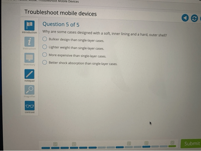 Lab 9-6 troubleshoot mobile devices