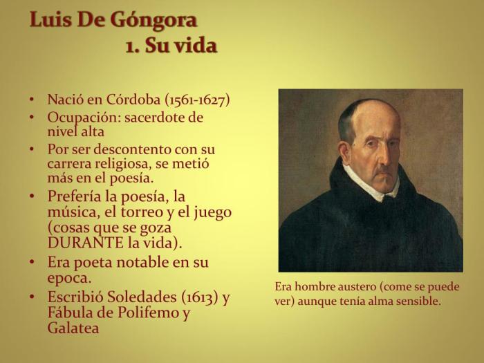 Luis de gongora soneto clxvi