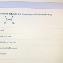 Relationship following compounds between isomers enantiomers constitutional diastereomers part question identical