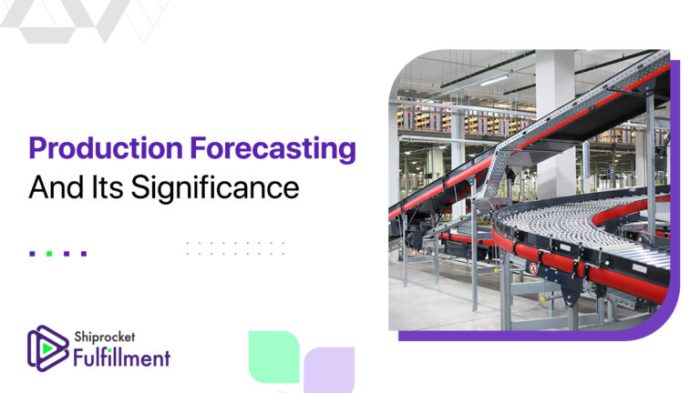 Production can utilize forecasts to make decisions concerning