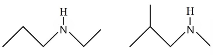 Establish the relationship between the two compounds below