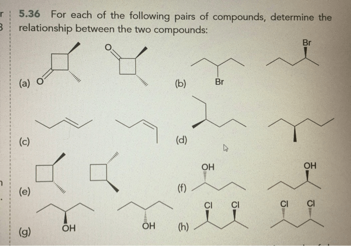 Relationship between following compounds two identical stereoisomers constitutional chegg solved question problem been has answer